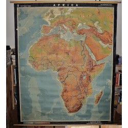 Africa  (Large Pull Down Map)